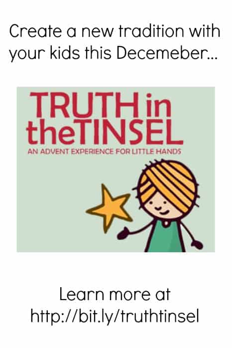 Advent Resources for Busy Families - Truth in the Tinsel