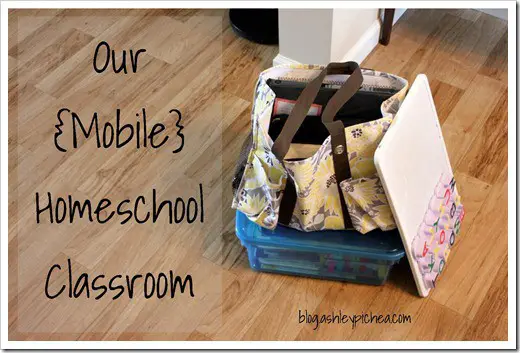Our {Mobile} Homeschool Classroom