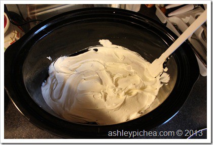 Creamy & Cheesy Crockpot Chicken and Rice - Step 2