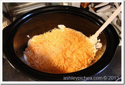 Creamy & Cheesy Crockpot Chicken and Rice - Step 3