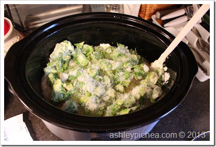 Creamy & Cheesy Crockpot Chicken and Rice - Step 6