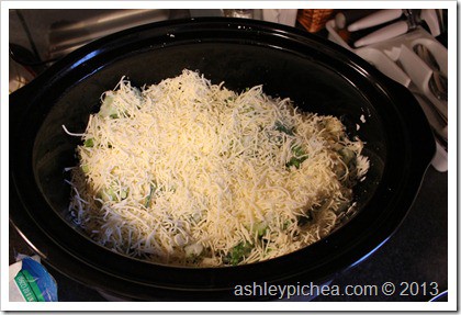 Creamy & Cheesy Crockpot Chicken and Rice - Step 7