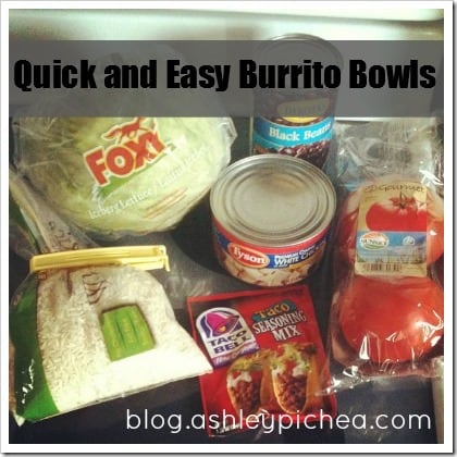 burrito bowl ingredients