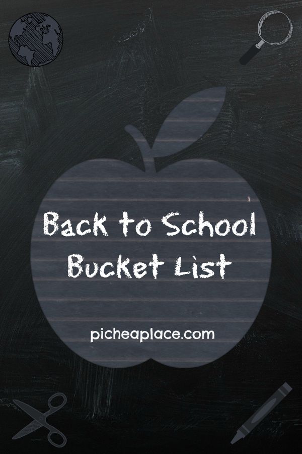 Back-to-School Bucket List