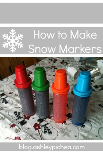 How to Make Snow Markers