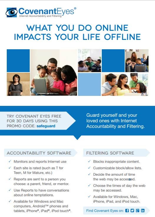 Covenant Eyes - internet filter and monitoring services for families