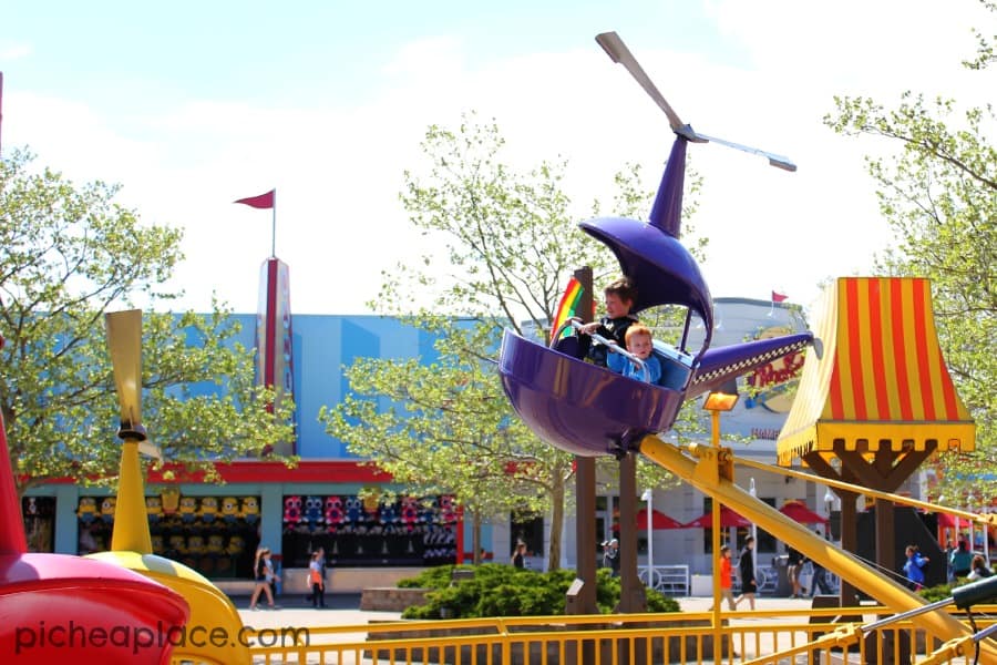 David and Chris flying high at Cedar Point