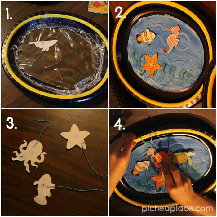 Sea Animal Paper Plate Aquariums