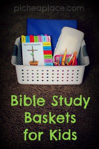 Bible Study Basket for Kids