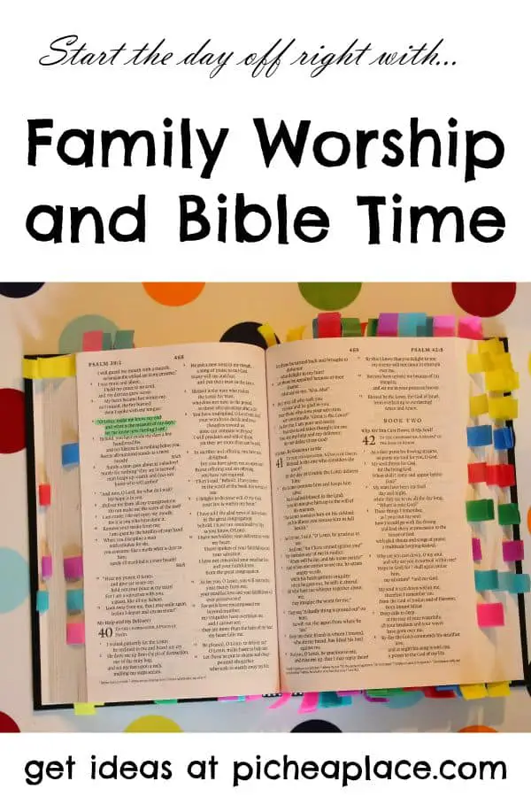 Family Worship and Bible Time