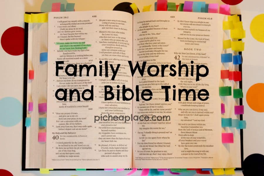 Family Worship and Bible Time