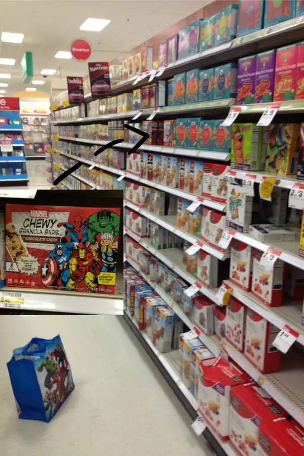 MARVEL Chewy Granola Bars at Target