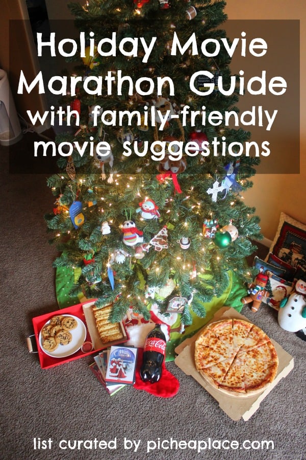 Holiday Movie Marathon Guide with family-friendly holiday movie suggestions