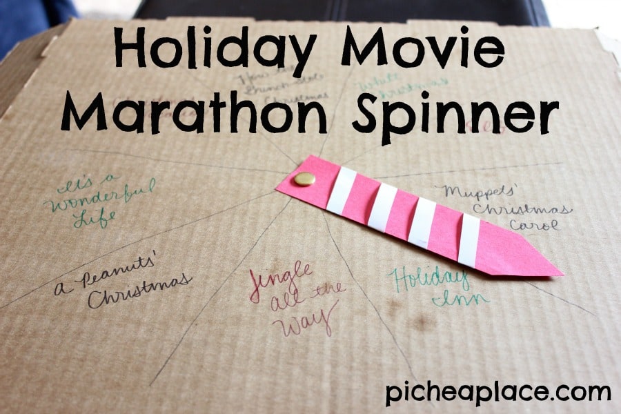 Holiday Movie Marathon Spinner tutorial