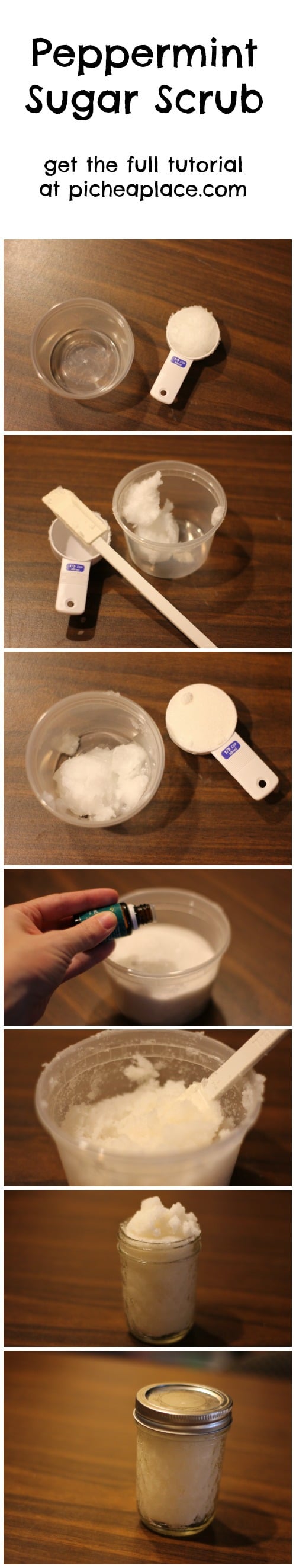 Dry Winter Skin Relief for Busy Moms | DIY Peppermint Sugar Scrub Tutorial