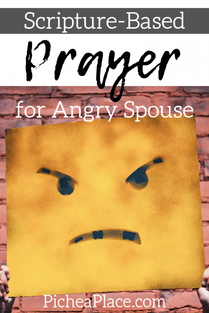 If you're married to an angry spouse, you can find yourself at a loss for how to pray. Use these Scriptures to springboard your prayer for angry spouse...