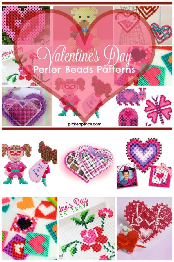 Valentine's Day Perler Bead Patterns - That Kids' Craft Site