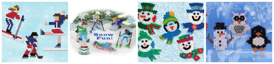 Winter Themed Perler Beads Patterns