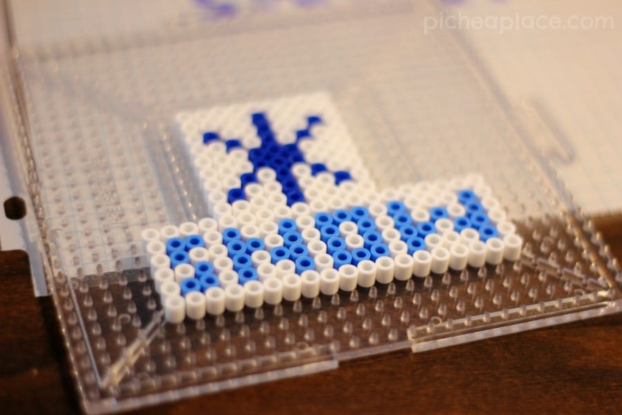 DIY Custom Perler Bead Kit Includes Sorted Beads & Printed Pattern