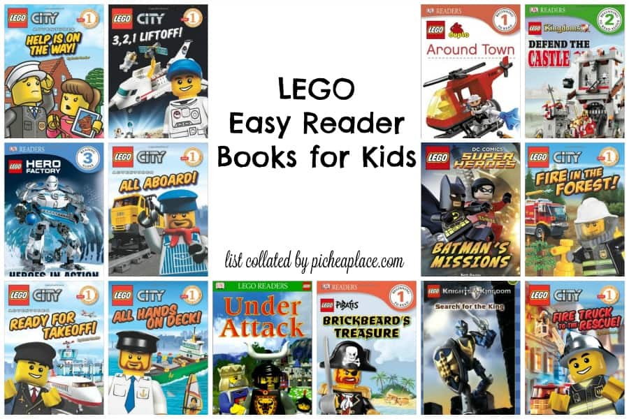 bagagerum Pil Tillid LEGO Easy Reader Books for Kids