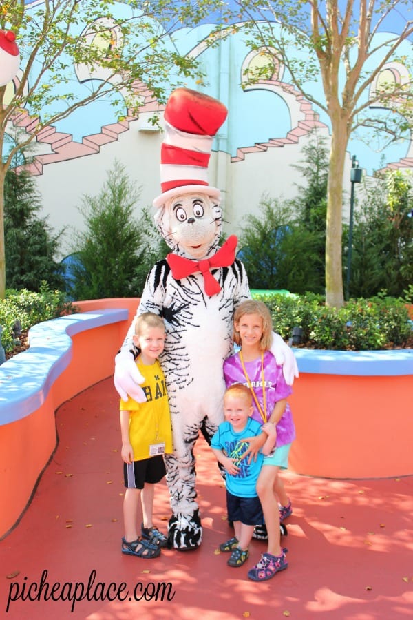 Pichea Place visits Seuss Landing at Universal Islands of Adventure