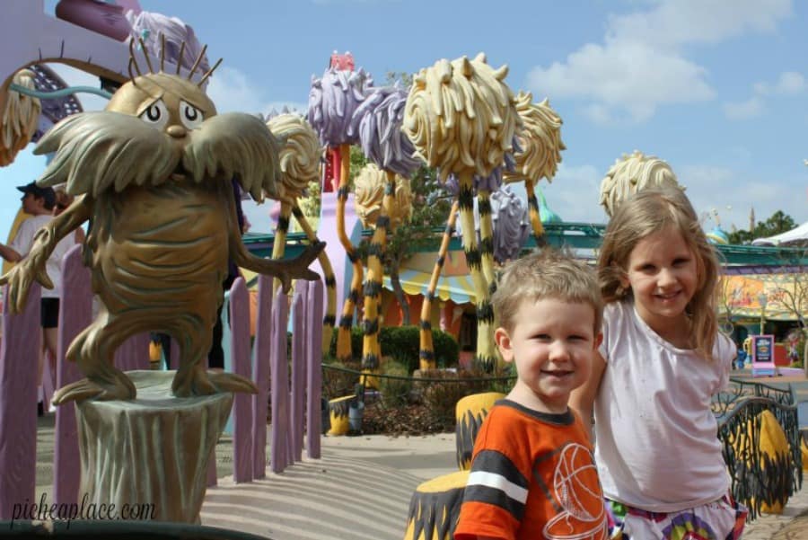 Pichea Place visits Seuss Landing at Universal Islands of Adventure