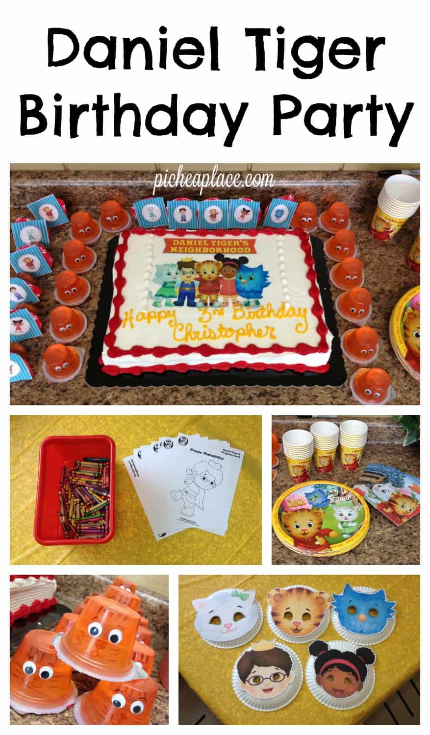  | This Daniel Tiger birthday party was so much fun for the kids and super easy for this busy mom to throw together. Click through to the post to get ideas for Daniel Tiger themed food, crafts, activities, and more!