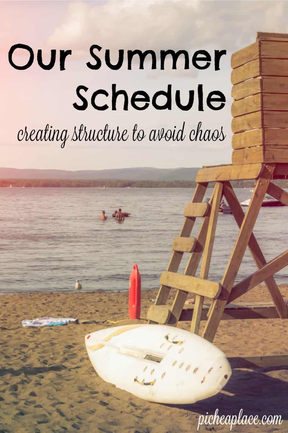 While there is definitely some structure to our daily routine, I have also left plenty of free time for them to be able to enjoy this summer. I have also warned the kids that there will be a lot of days where we will not follow this schedule exactly, but having a routine established will help us to run more smoothly this summer. | Our Summer Schedule: Creating Structure to Avoid Chaos