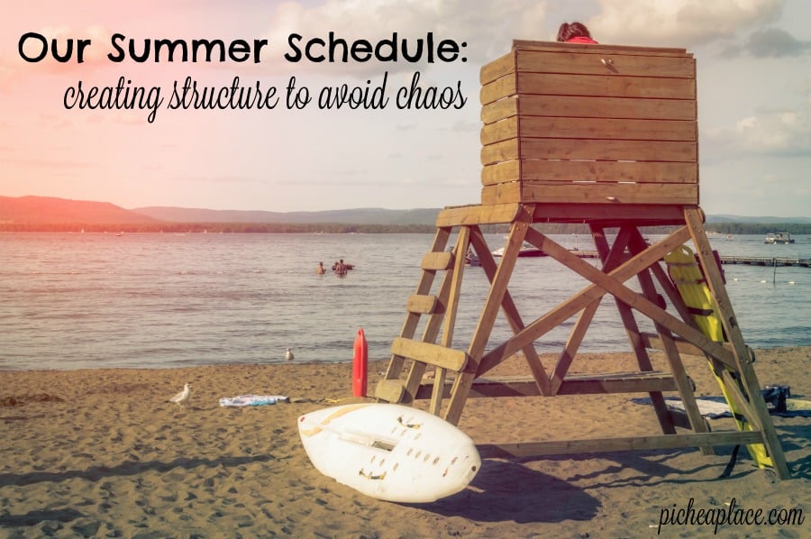 While there is definitely some structure to our daily routine, I've also left plenty of free time for them to be able to enjoy this summer. I've also warned the kids that there will be a lot of days where we won't follow this schedule exactly, but having a routine established will help us to run more smoothly this summer. | Our Summer Schedule: Creating Structure to Avoid Chaos