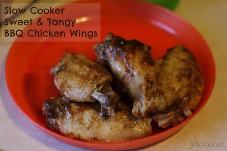 Slow Cooker Sweet & Tangy BBQ Chicken Wings