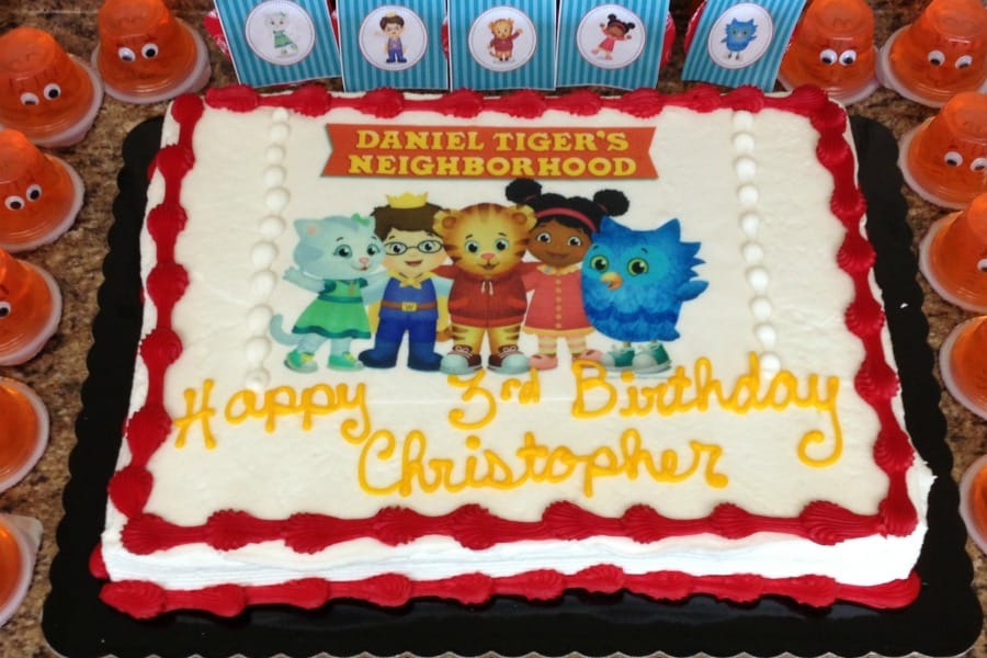 Patty Cakes Bakery: Daniel Tiger Birthday