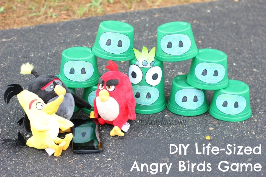 Creating a life-sized Angry Birds game is easy and can be done with supplies you probably already have on hand. Surprise your kids with this fun DIY game this weekend!