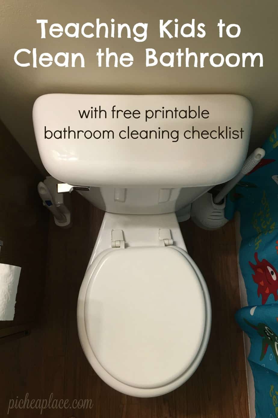 Bathroom Cleaning Checklist for Kids