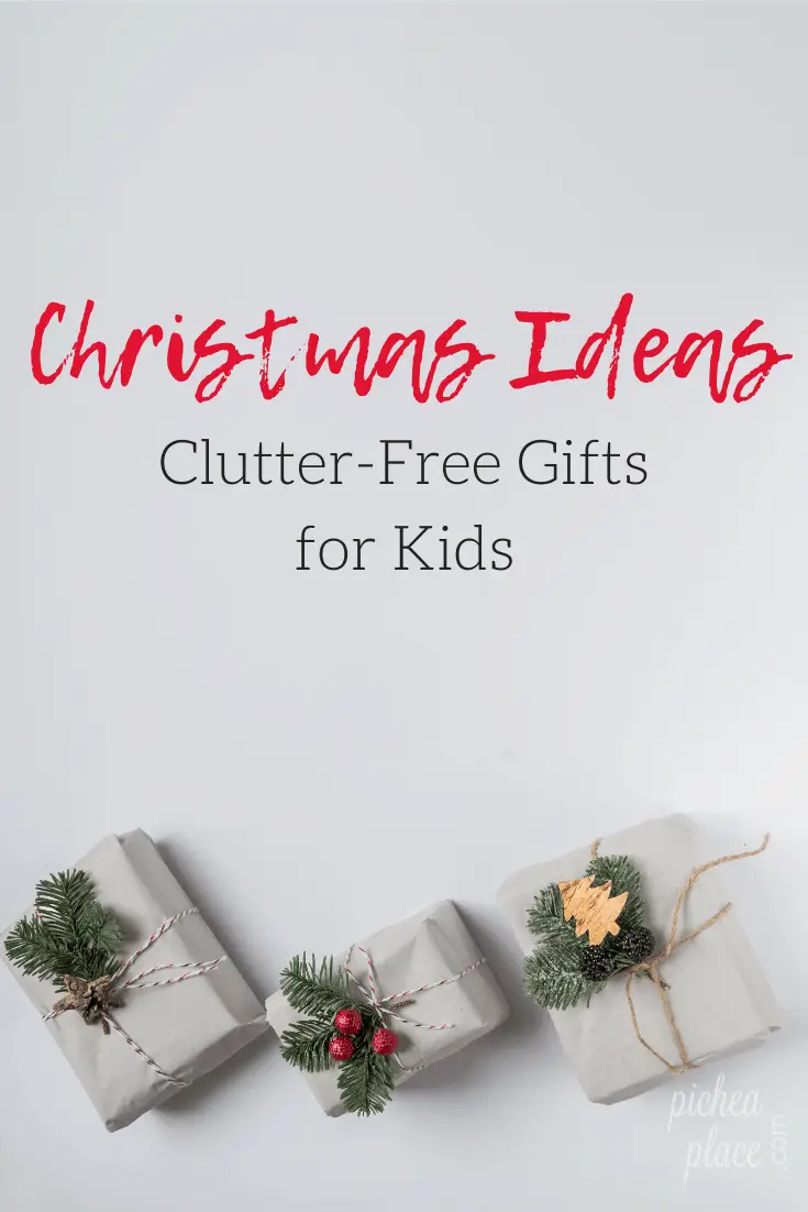 Keeping the clutter at a minimum in your home during the holidays can be a challenge. Here are some clutter-free gift ideas for kids.