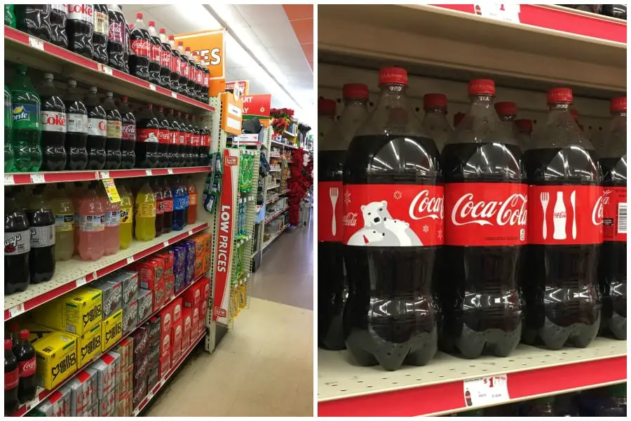 Limited Edition Holiday Packing Coca Cola At Family Dollar