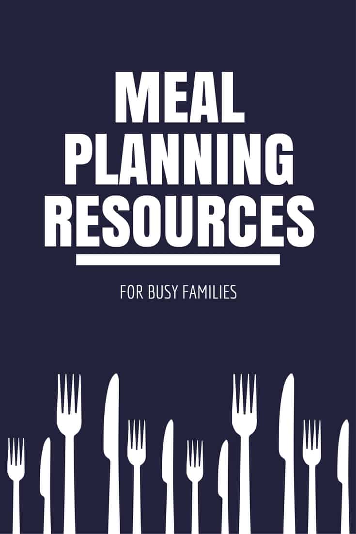 meal planning resources for busy families