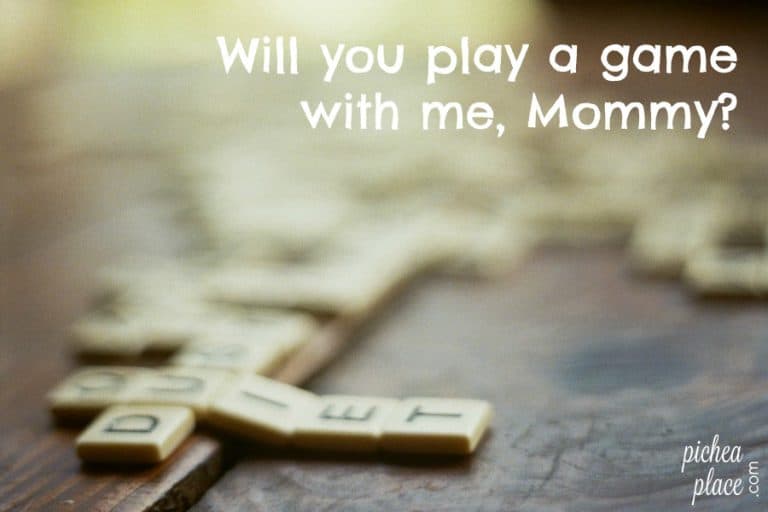 Will you play a game with me, Mommy?