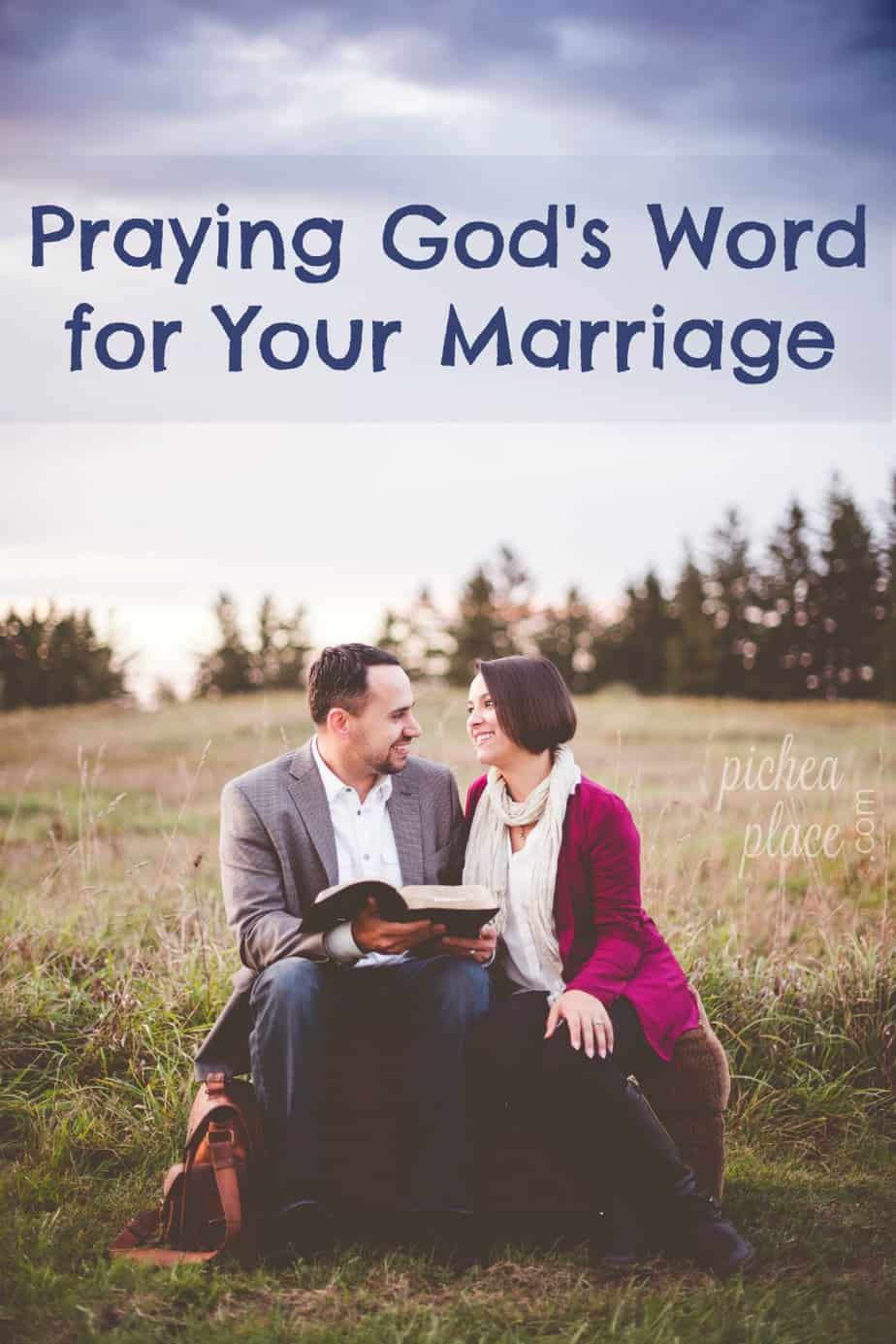Praying God's Word for Your Marriage | marriage prayers based on Scripture | pray for husband | pray for wife