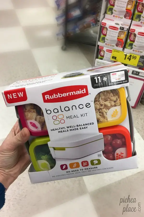 RUBBERMAID Balance Meal Kit~Pre Portioned All in One Easy Meals