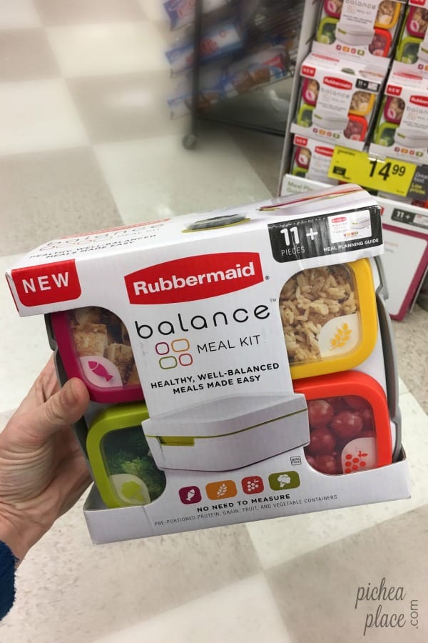 Rubbermaid Balance Pre-Portioned Meal Kit Food Storage Container