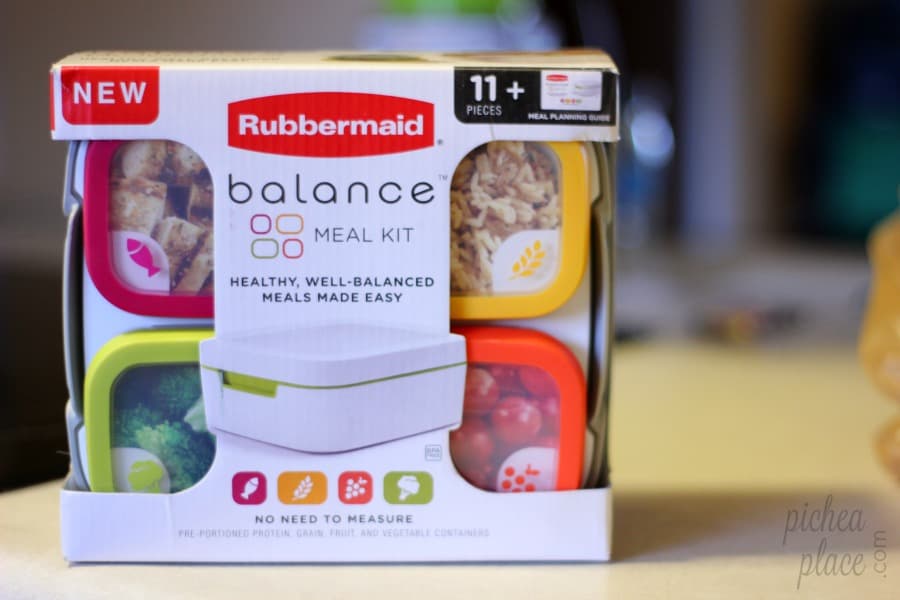 RUBBERMAID Balance Meal Kit~Pre Portioned All in One Easy Meals