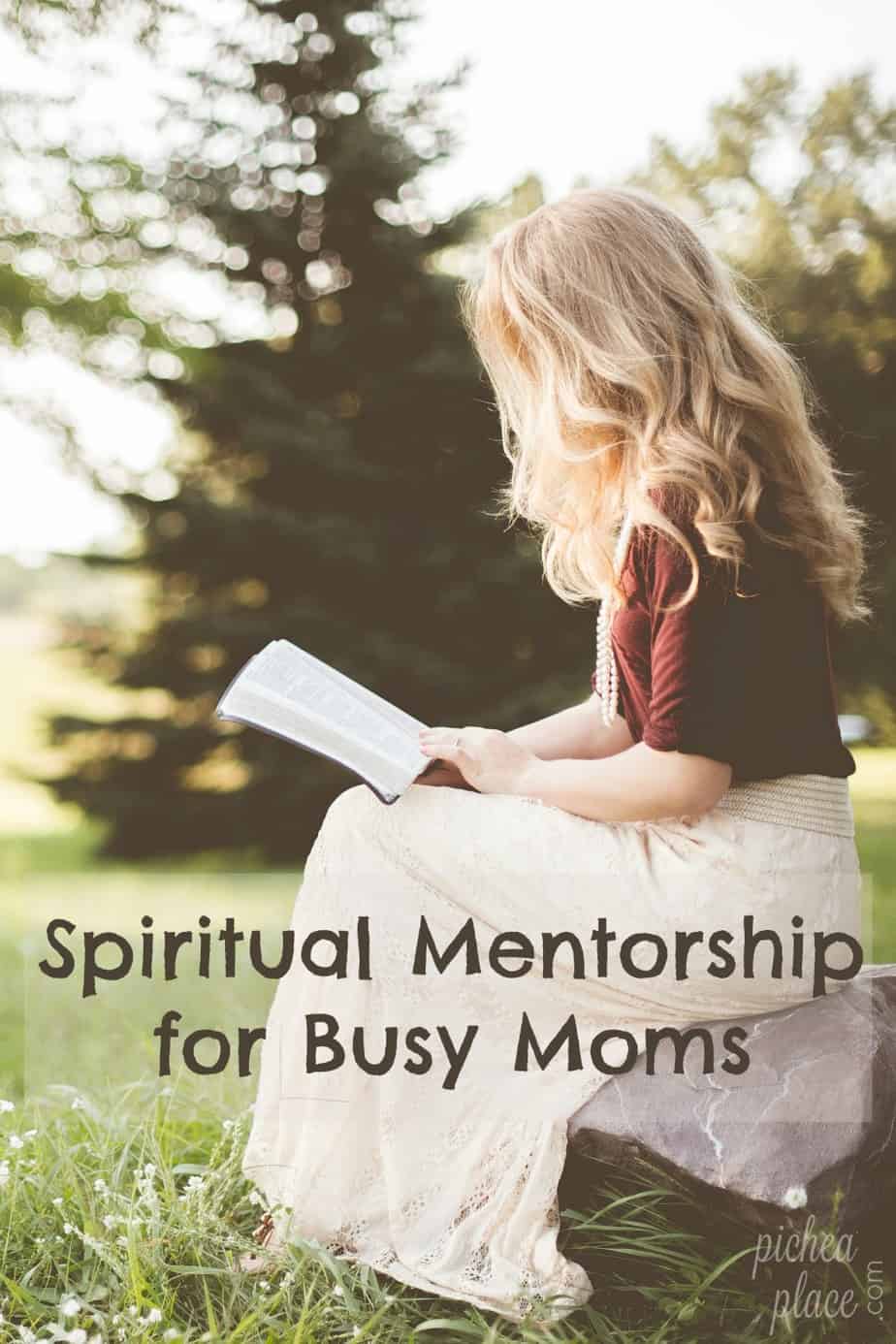 Spiritual Mentorship for Busy Moms: filling the gap in my busy life with books that encourage me in my spiritual growth and development