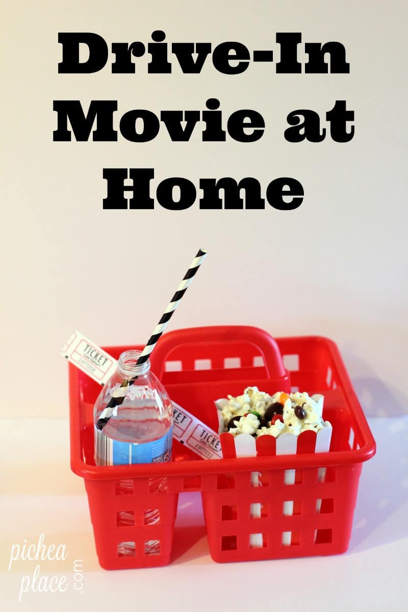 Family Movie Night Idea: Drive-In Movie Theater at Home