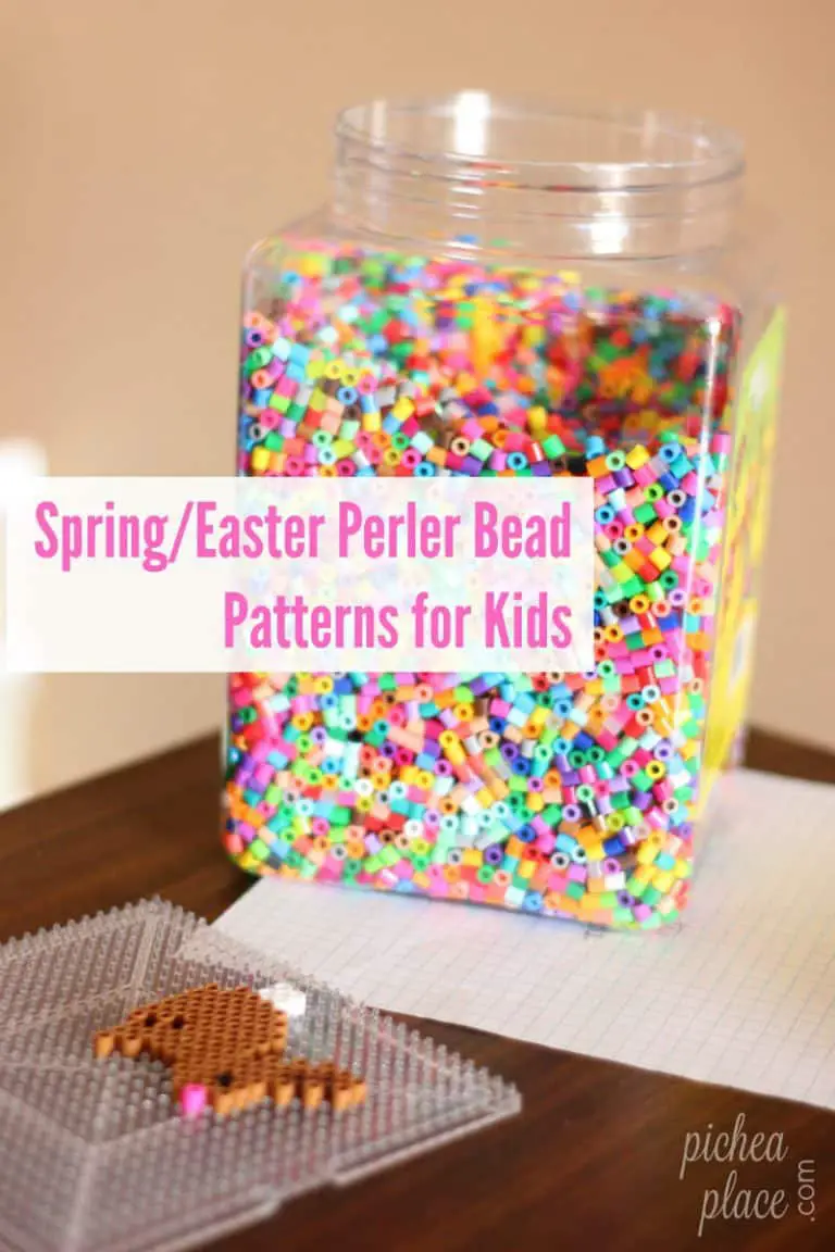 15+ Springtime & Easter Perler Bead Patterns for Kids