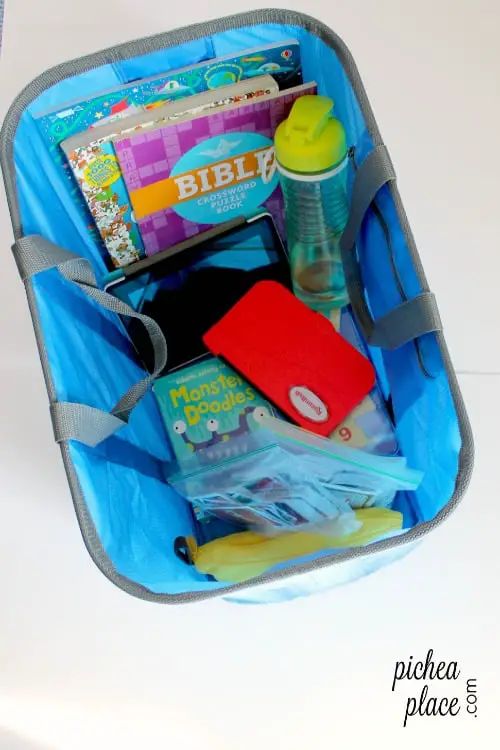 Travel Totes for Kids - what to pack for long road trips