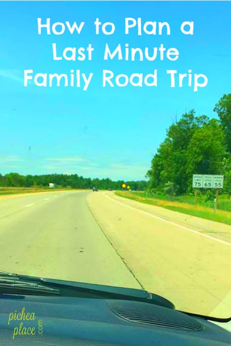 How to Plan a Last Minute Family Road Trip