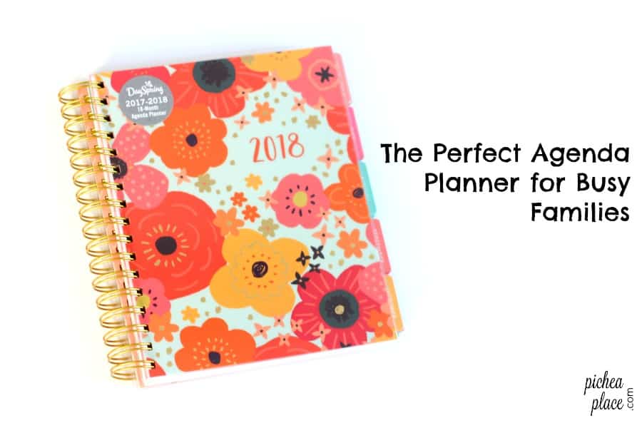 The Perfect Family Planner for a Busy Family... an 18-month agenda planner from DaySpring