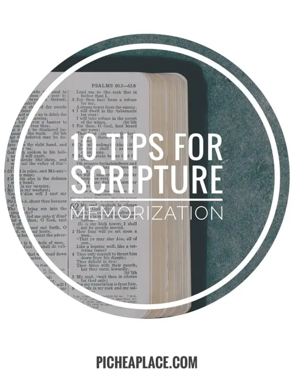 Memorizing Bible verses can be intimidating, but with these tips for Scripture memorization, you can store up God's Word in your heart little by little.