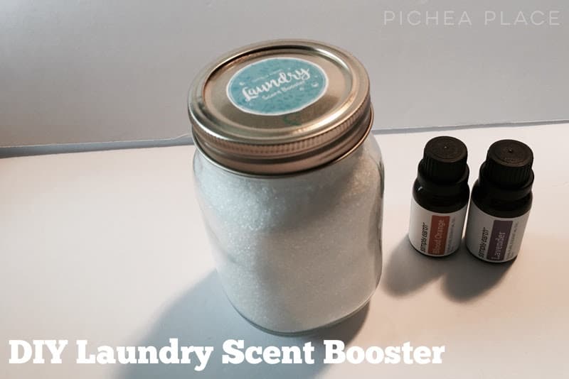 I love how easy this DIY laundry scent booster recipe is - and how versatile! I can easily change up the essential oils I use in it to end up with my favorite natural fragrances on my clean laundry.
