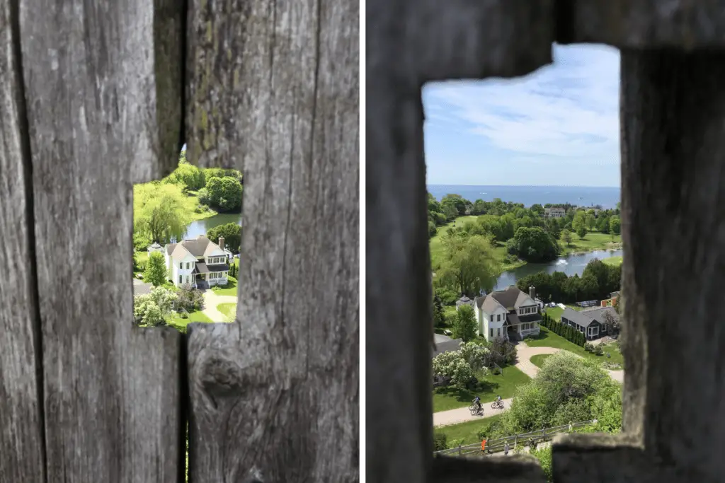 view from Fort Mackinac